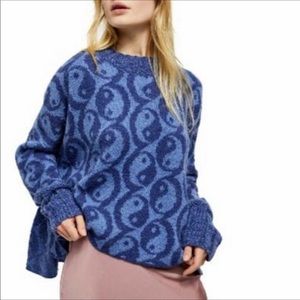 YIN YANG FREE PEOPLE SWEATER